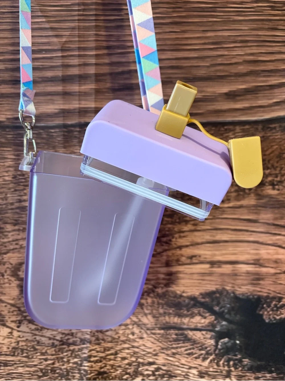 Purple creamsicle Crossbody Water bottle